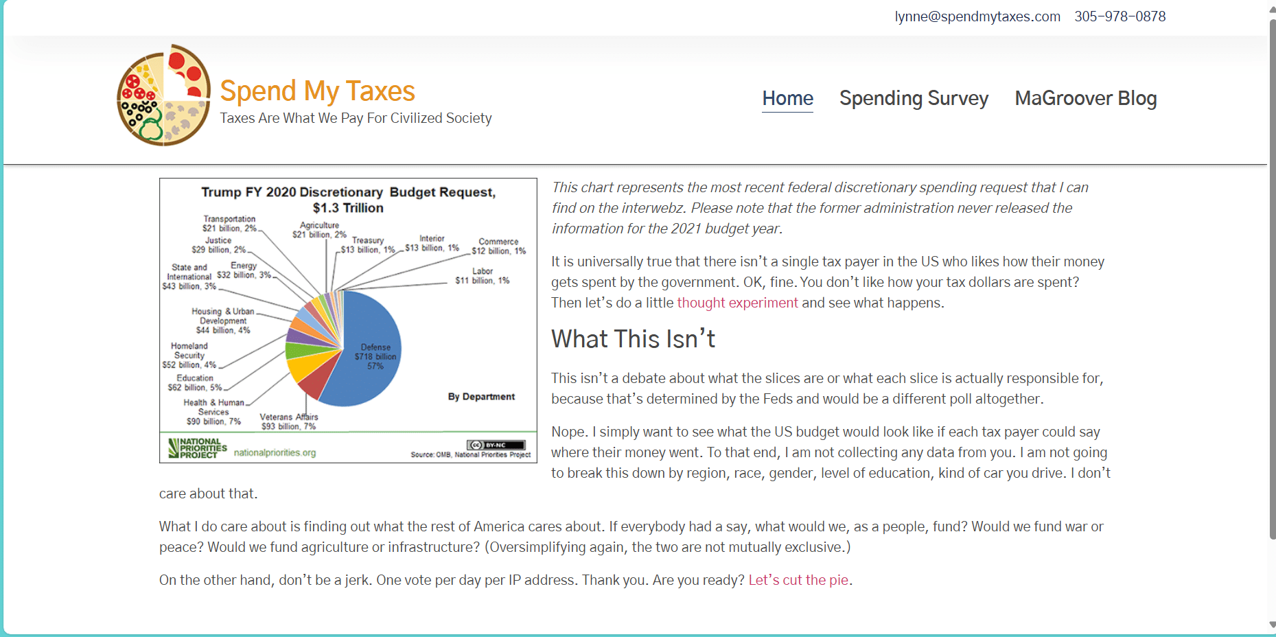 Spend My Taxes